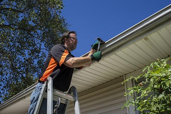 we can provide a free estimate for gutter repair after assessing the extent of the damage